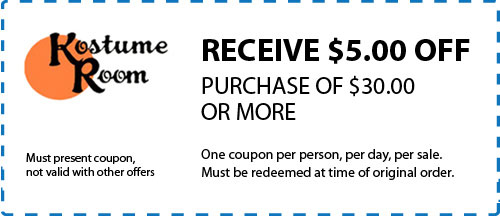 Save $5.00 at Kostume Room