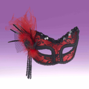 masquerade red mask