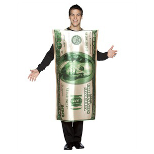 $100 bill money costume