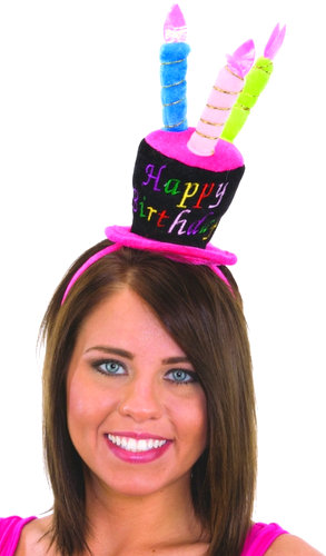 birthday mini hat