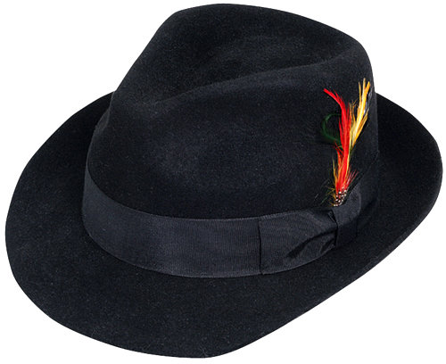 fedora,woo felt fedora hat,jhats,kostumeroom