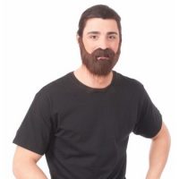 Brown Beard and Mustache