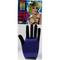 Fishnet Short Fingerless Gloves
