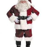 Santa Claus in velvet