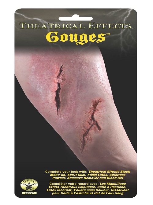 gouges,prosthetic,wound,kostume room,kostumeroom,costumeroom,costume room,rubes