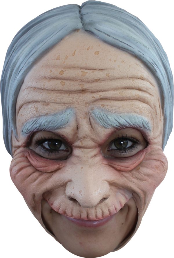 old lady mask,old lady chinless mask,kostumeroom,kostume room,costumeroom,costume room,morris costumes