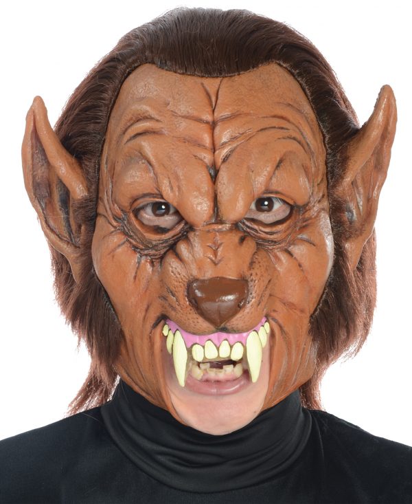 werewolf mask,werewolf half mask,kostumeroom,kostume room,costumeroom,costume room,morris costumes