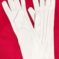 Longer Nylon Santa Gloves