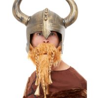Viking Helmet with attached beard