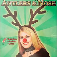 Reindeer Antlers and Red Nose