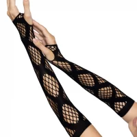 Stitched Up fishnet arm warmers