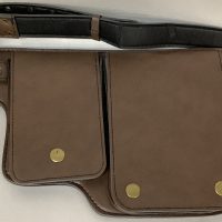 Leatherlike Belt with Pouch