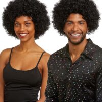Unisex Afro Black Wig