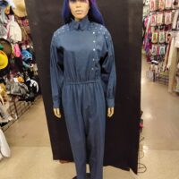 Vintage 80’s Denim Jumpsuit with Rhinestones by Robert Krugman Size 12