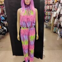 Vintage 80s Tye Dye Jumpsuit by Ultivision Size: Medium