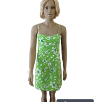 Reversible 60s-70s Vintage Flowered Print Sundress with Spaghetti straps