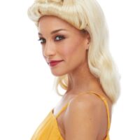 Vintage 1930s and 1940s Pinup Girl Costume Wig – Blonde
