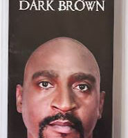 Dark Brown Latex Bald Cap