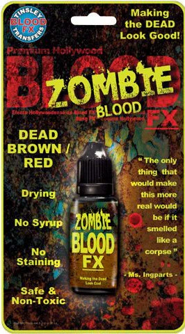 Zombie Dark Drying Blood
