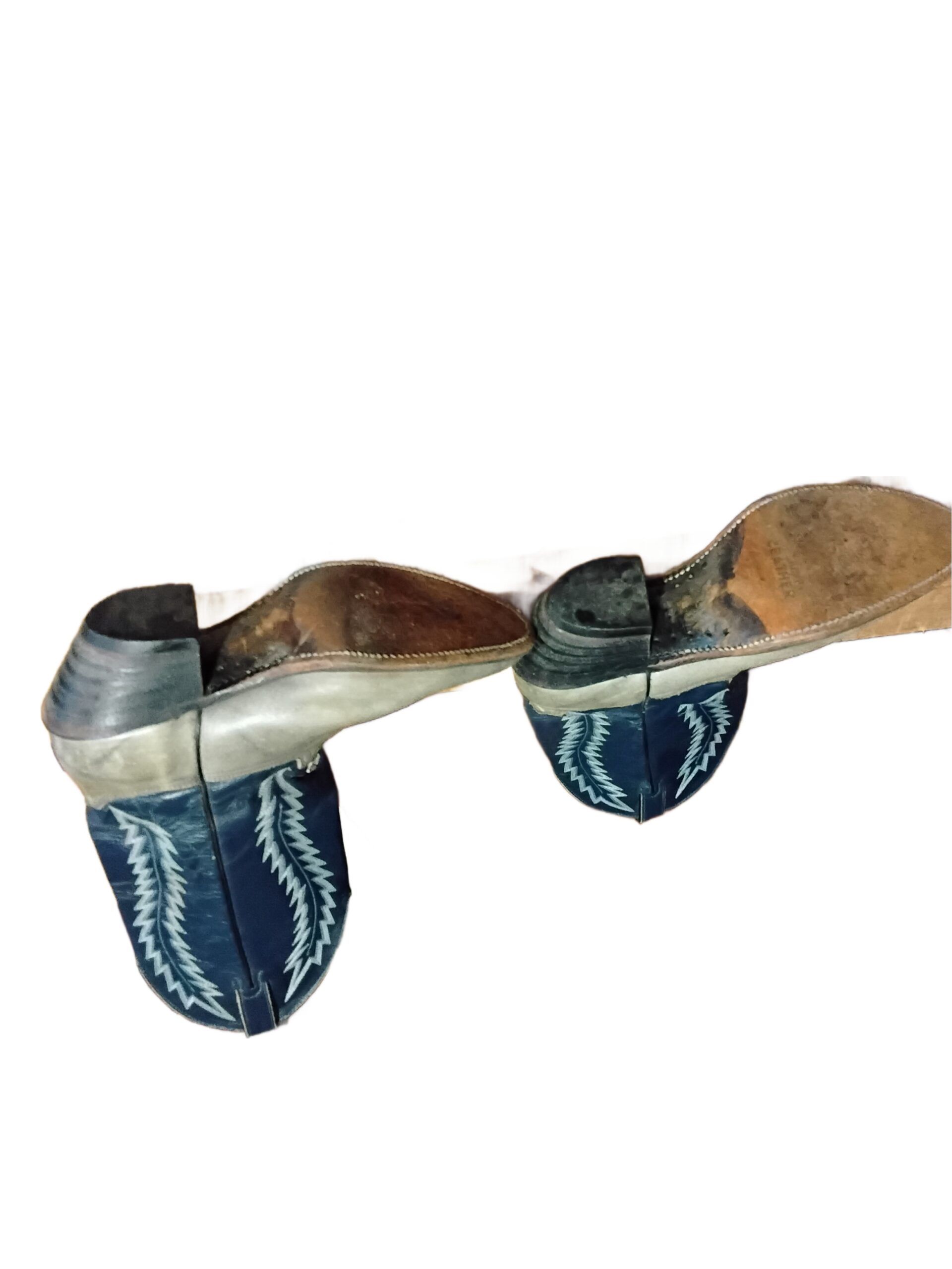 Vintage 80s Womens Cowgirl Boots - Image 2