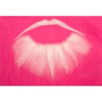 Beard and Mustache Set in White-100% human hair