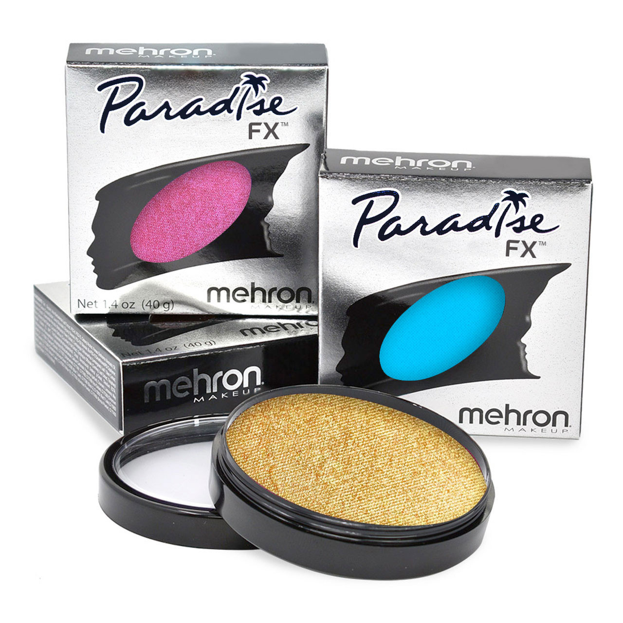 Paradise Makeup Metallic and Neon UV Colors