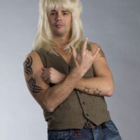 80s Rock Blonde Wig