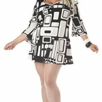 60s-70s Groovy Chic Dress (Rental)