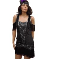 Flapper Black and Silver (Rental)