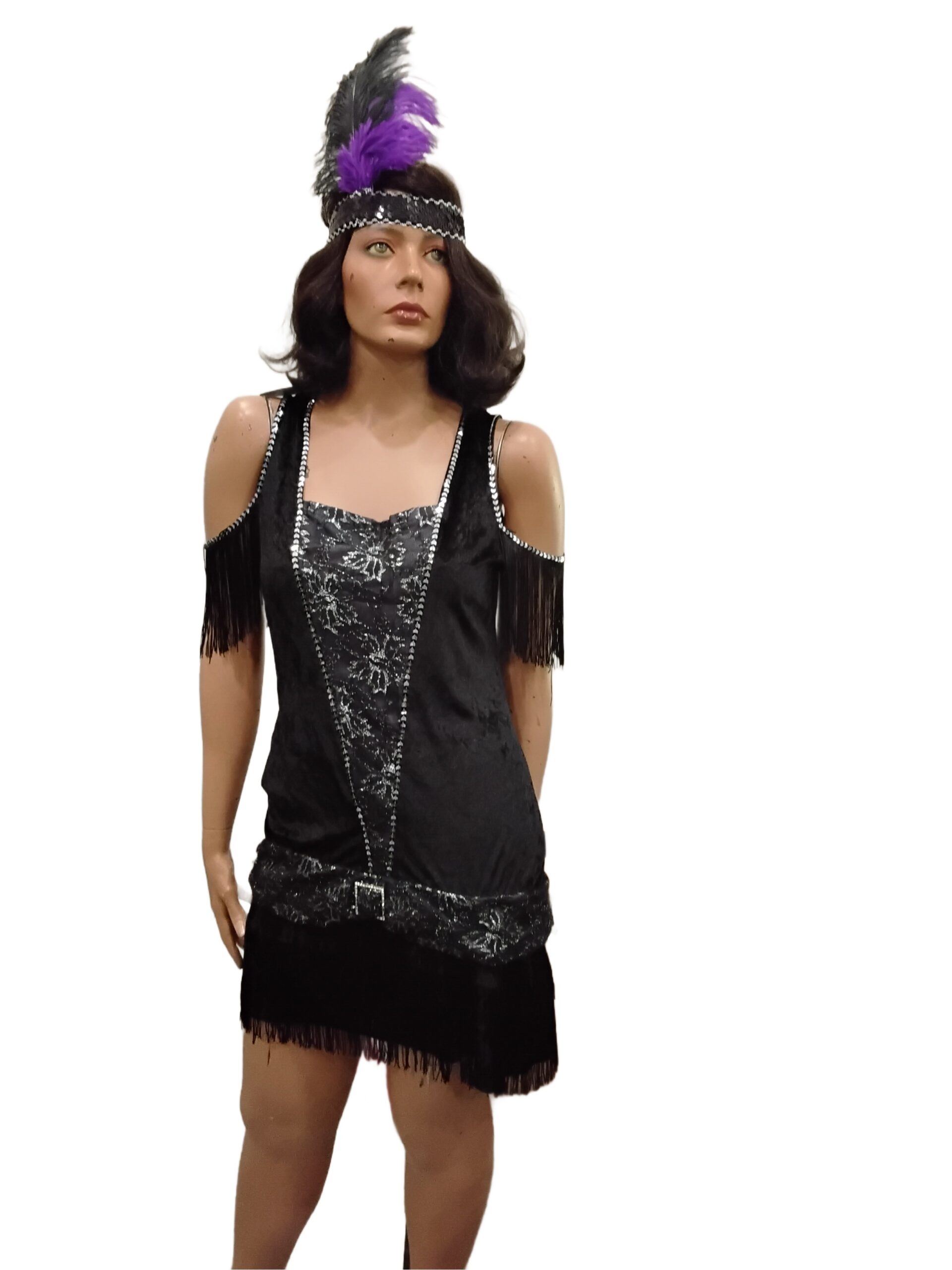Flapper Black and Silver (Rental)