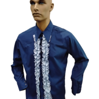 1970s-1980s Tuxedo Shirt