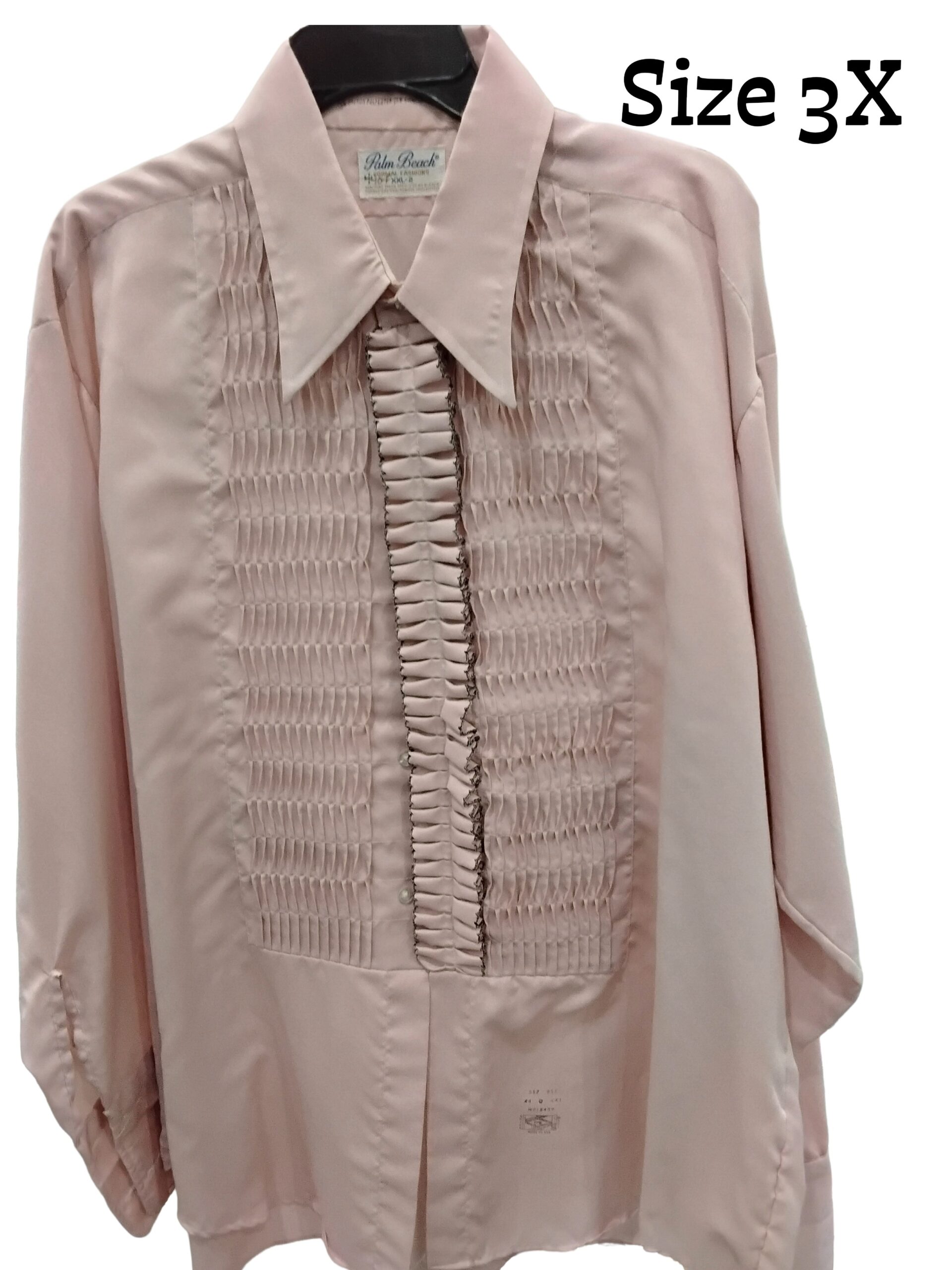 Mens 70s Tuxedo Ruffled Shirt (Rental)