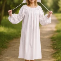 Woman’s Classic Chemise-100% Cotton