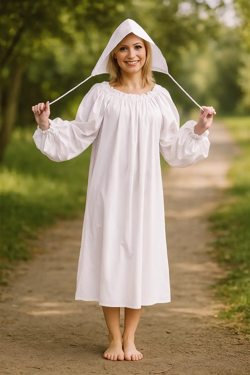 Woman's Classic Chemise-100% Cotton
