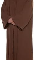 Horror Brown Full Length Open Cloak with Hood